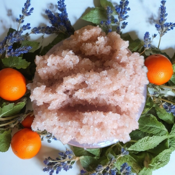 Orchid & Vine Other - Peppermint Lavender Orange Pink Himalayan Luxurious Hand Crafted Salt Sc…